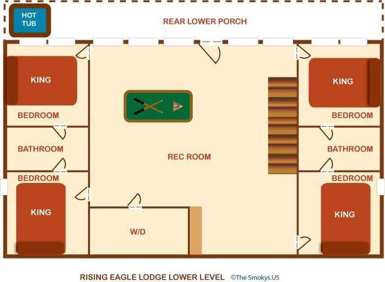 Rising Eagle Lodge - Eight Bedroom Pigeon Forge Ngoại thất bức ảnh